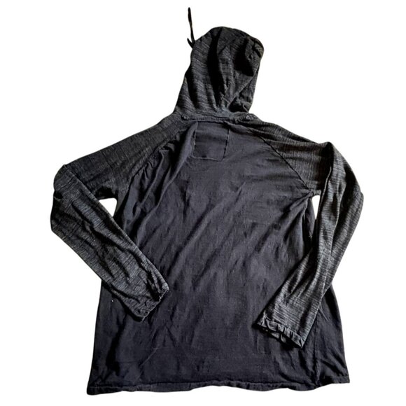 Broken Threads Boys Long Sleeve Hooded Shirt-Black-M-GUC - Picture 4 of 5